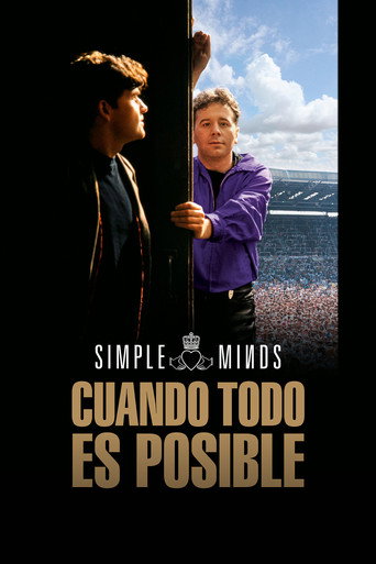 Póster de Simple Minds: Cuando todo es posible