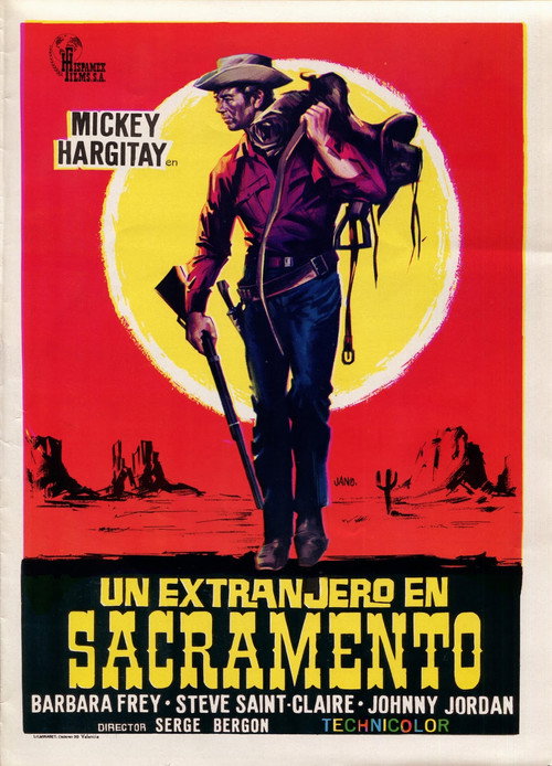 Póster de Uno straniero a Sacaramento