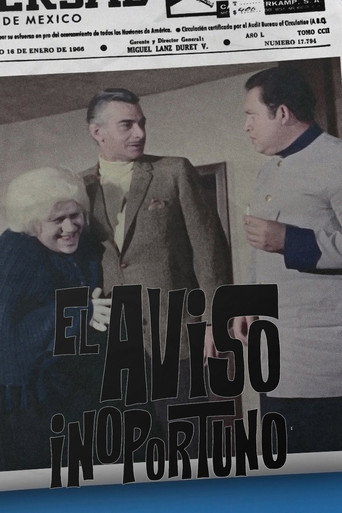 Póster de El aviso inoportuno