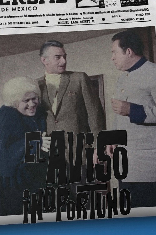 Póster de El aviso inoportuno