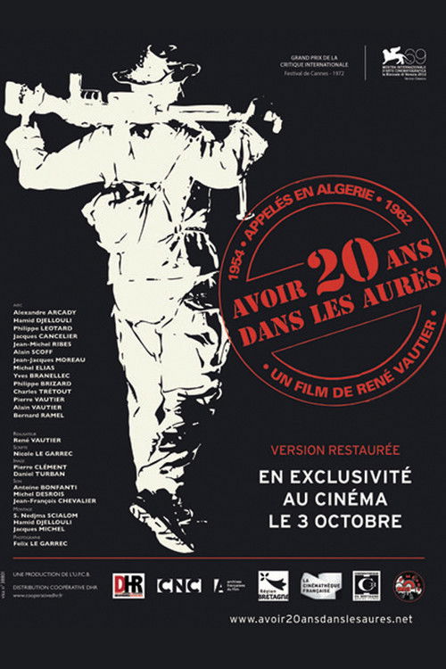Póster de Avoir vingt ans dans les Aurès