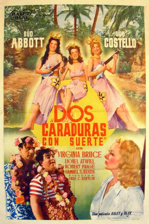 Póster de Abbott y Costello: Dos caraduras sin suerte