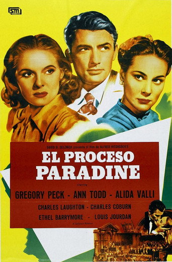 Póster de The Paradine Case