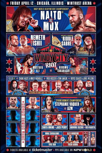 Póster de NJPW Windy City Riot 2024