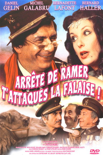 Póster de Arrête de ramer, t'attaques la falaise !