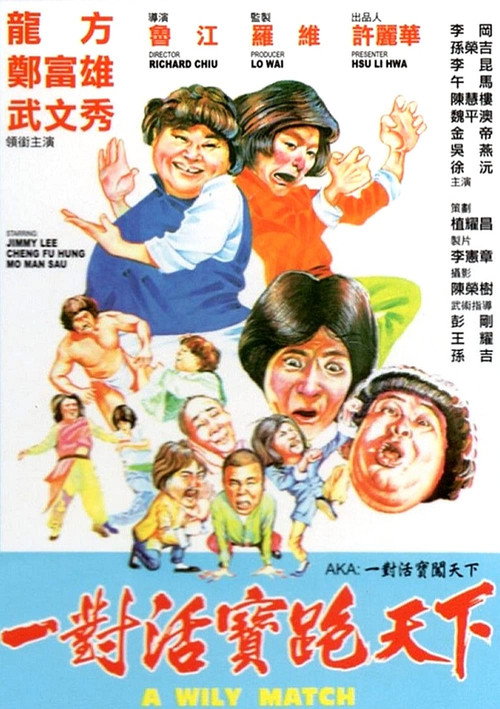 Póster de 一對活寶跑天下