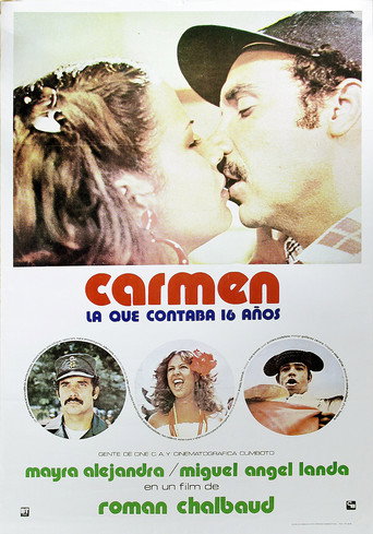 Póster de Carmen, la que contaba 16 años