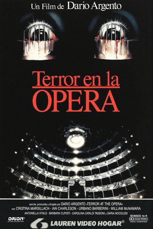 Póster de Terror en la ópera