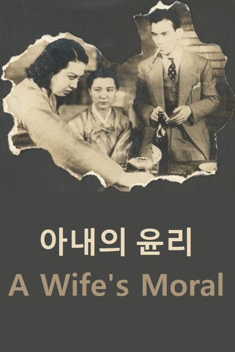 Póster de 아내의 윤리