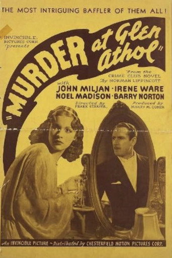 Póster de Murder at Glen Athol