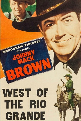 Póster de West of the Rio Grande