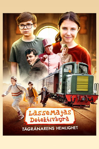 Póster de LasseMajas Detektivbyrå - Tågrånarens hemlighet