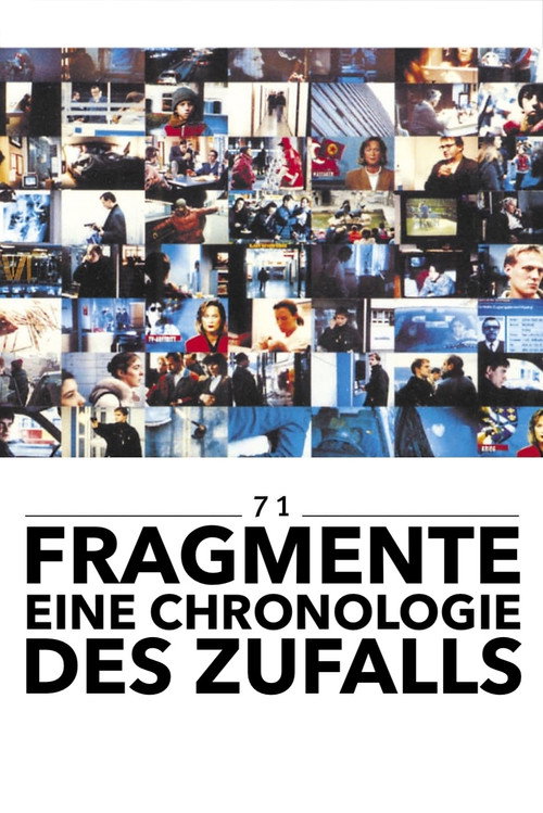 Póster de 71 Fragmente einer Chronologie des Zufalls