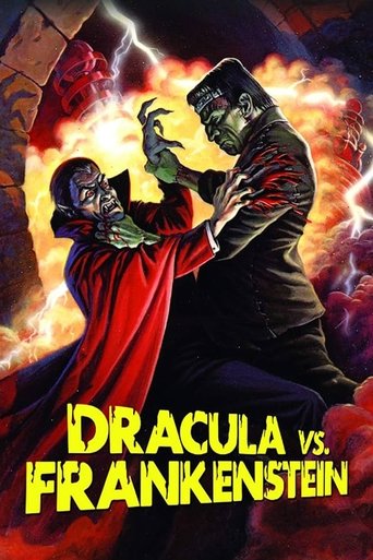 Póster de Drácula contra Frankenstein