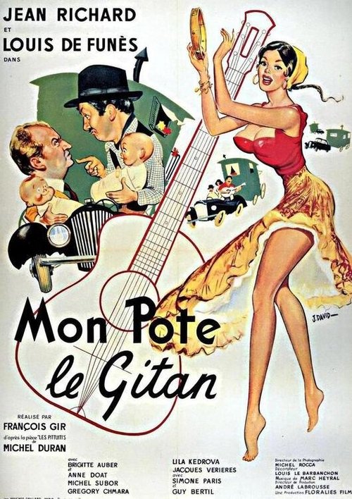 Póster de Mon pote le gitan