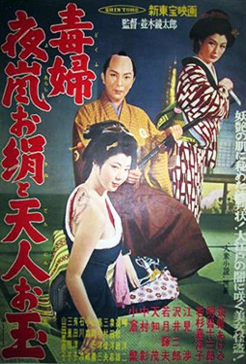 Póster de 妖婦 夜嵐お絹と天人お玉