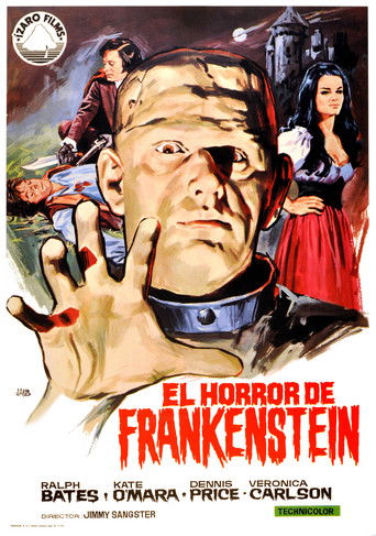 Póster de The Horror of Frankenstein