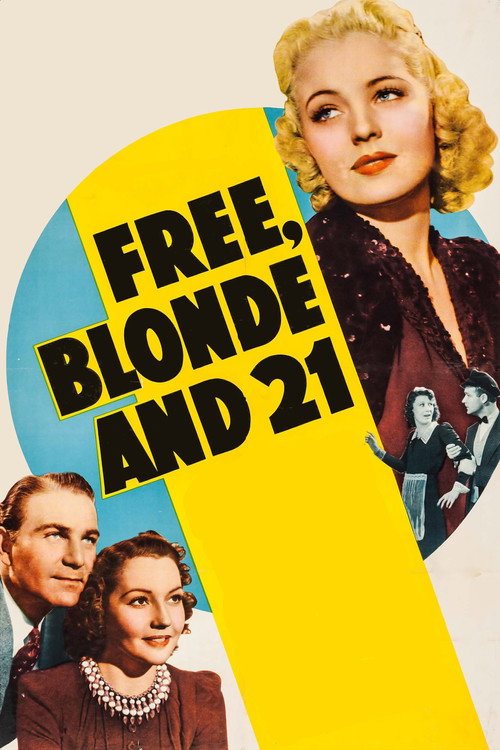 Póster de Free, Blonde and 21