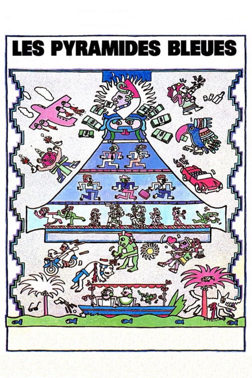 Póster de Les Pyramides bleues