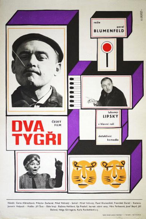 Póster de Dva tygři