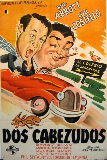 Póster de Abbott y Costello: Los cabezudos