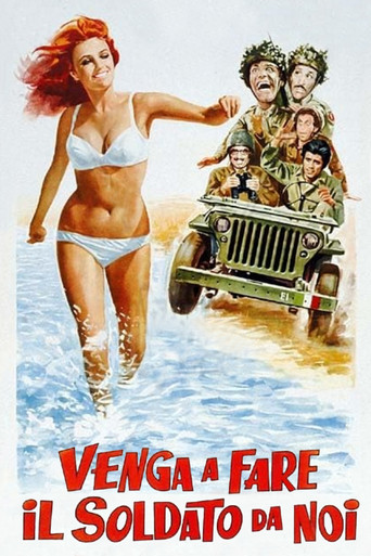 Póster de Venga a fare il soldato da noi