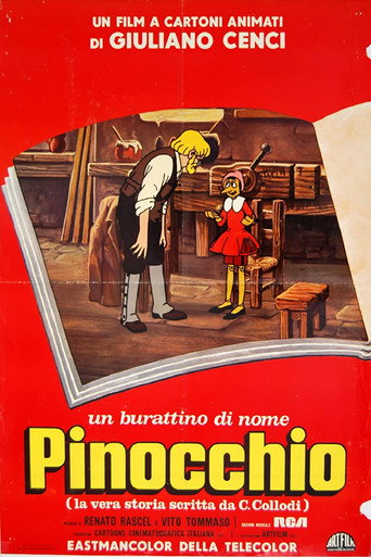 Póster de Un burattino di nome Pinocchio