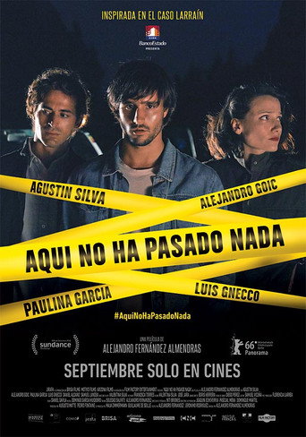 Póster de Aquí no ha pasado nada