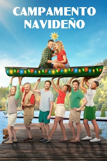 Póster de Campamento navideño