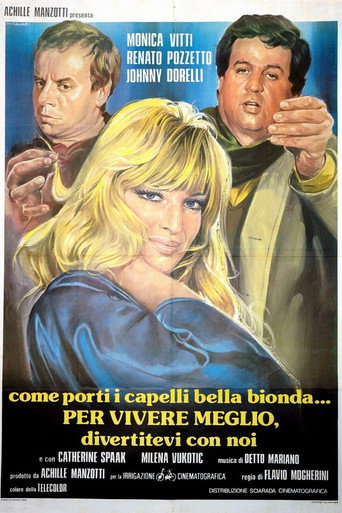 Póster de Per vivere meglio, divertitevi con noi
