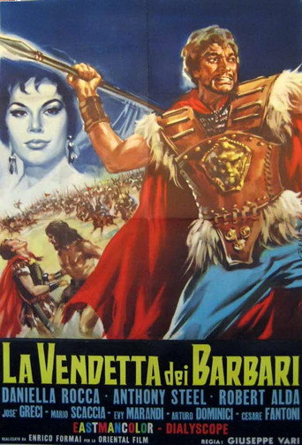 Póster de La vendetta dei barbari