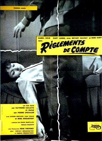 Póster de Règlements de compte