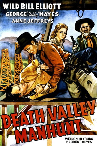 Póster de Death Valley Manhunt