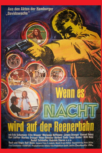 Póster de Wenn es Nacht wird auf der Reeperbahn