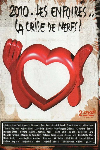 Póster de Les Enfoirés 2010 - Les Enfoirés... la Crise de Nerfs
