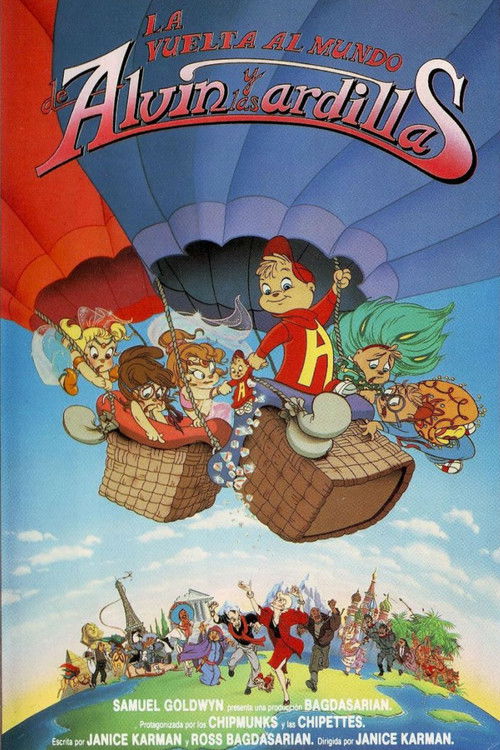 Póster de Alvin y las Ardillas alrededor del mundo