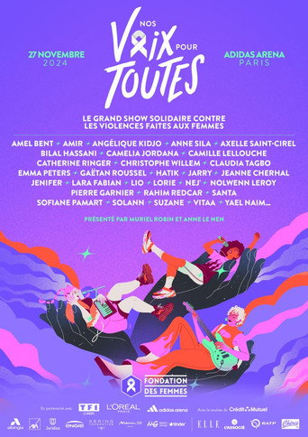 Póster de Nos Voix Pour Toutes 2024