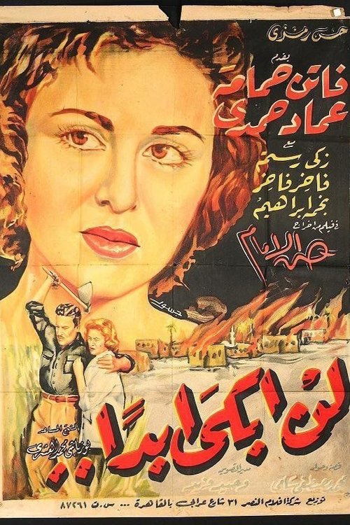 Póster de لن أبكي أبدا