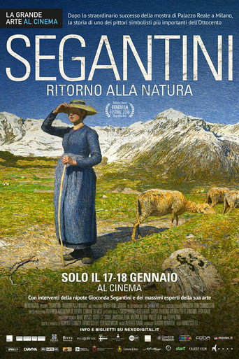 Póster de Segantini, ritorno alla natura