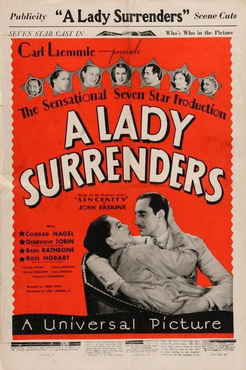 Póster de A Lady Surrenders