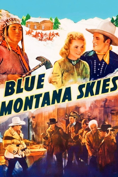 Póster de Blue Montana Skies
