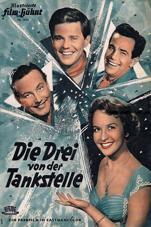 Póster de Die Drei von der Tankstelle