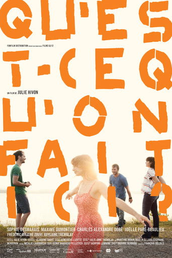 Póster de Qu'est-ce qu'on fait ici?