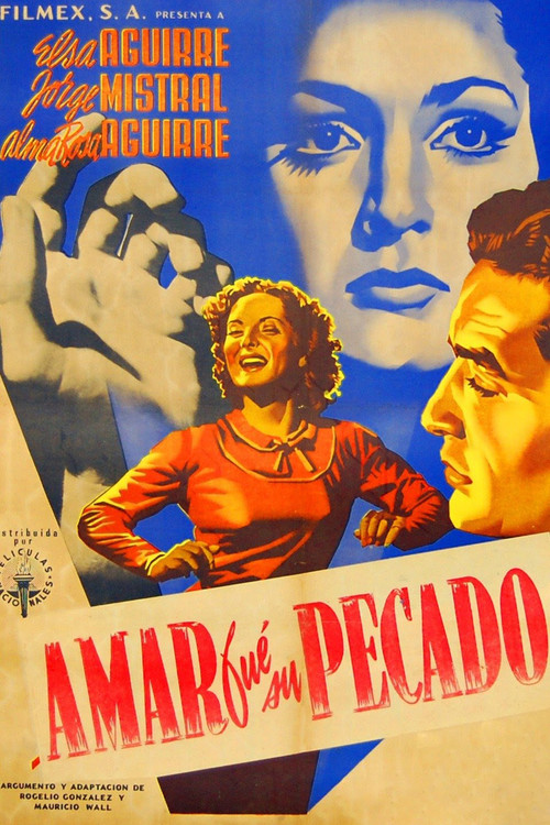 Póster de Amar fué su pecado