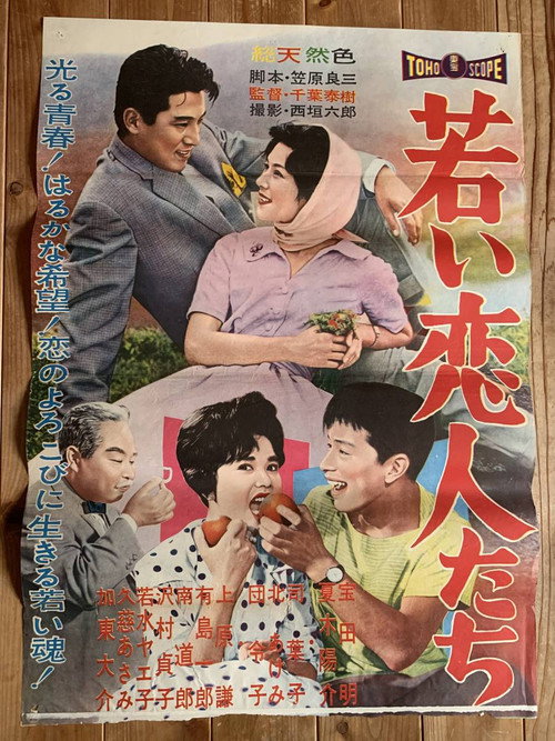 Póster de 若い恋人たち