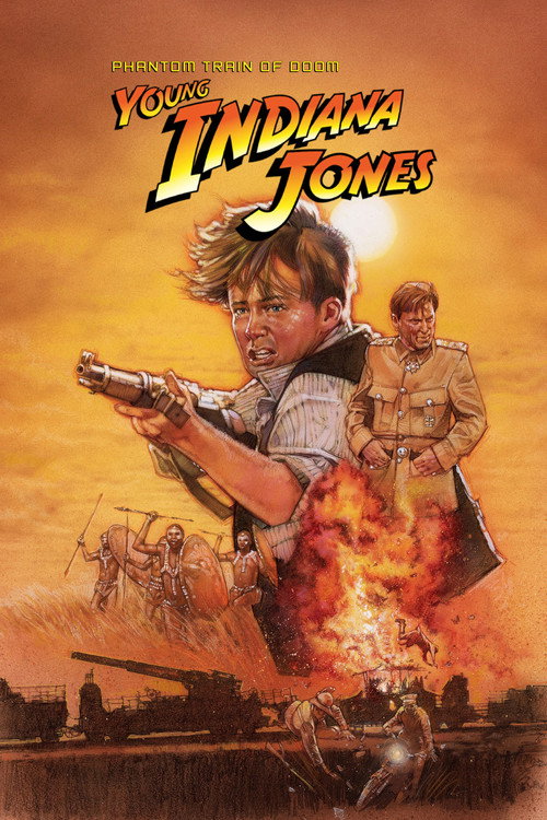 Póster de The Adventures of Young Indiana Jones: Phantom Train of Doom