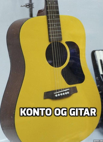 Póster de Konto og gitar
