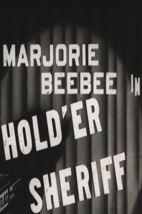 Póster de Hold 'er Sheriff