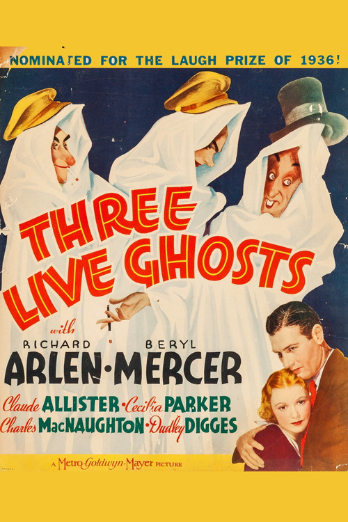 Póster de Three Live Ghosts