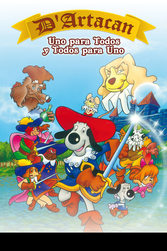 Póster de D'Artacán: uno para todos y todos para uno